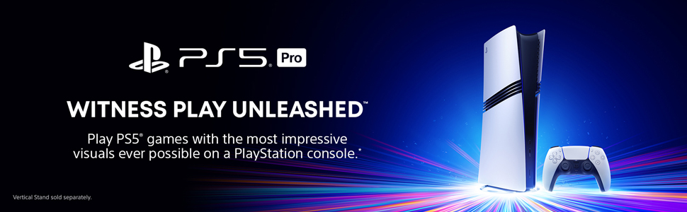 Play PS5 games with stunning visuals and performance on the ultimate PlayStation console.