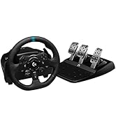 Logitech G923 Racing Wheel and Pedals, TRUEFORCE up to 1000 Hz Force Feedback, Responsive Driving...