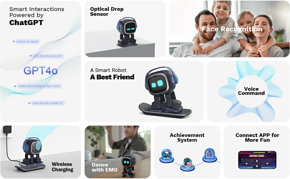 EMO robot AI desk robot