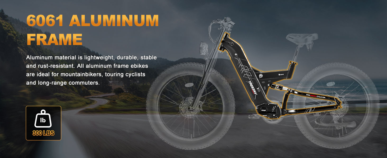 6061 aluminum bike frame