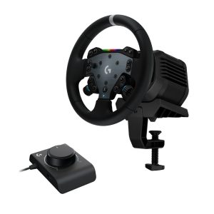 Logitech G RS50 System, 3-Piece Sim Racing Steering Wheel Setup - RS50 Wheel Base with 8 Nm Direct Drive, RS Wheel Hub with 13 Buttons and RS Round Wheel 11–inch - for PS5/PS4/PC - Image 3