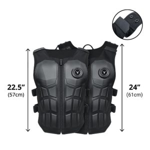 TactSuit Pro - Immersive Haptic Vest for VR, PC Gaming, Audio-to-Haptics, Sim Racing - 32 Feedback Motors and Mesh Lining - Image 4