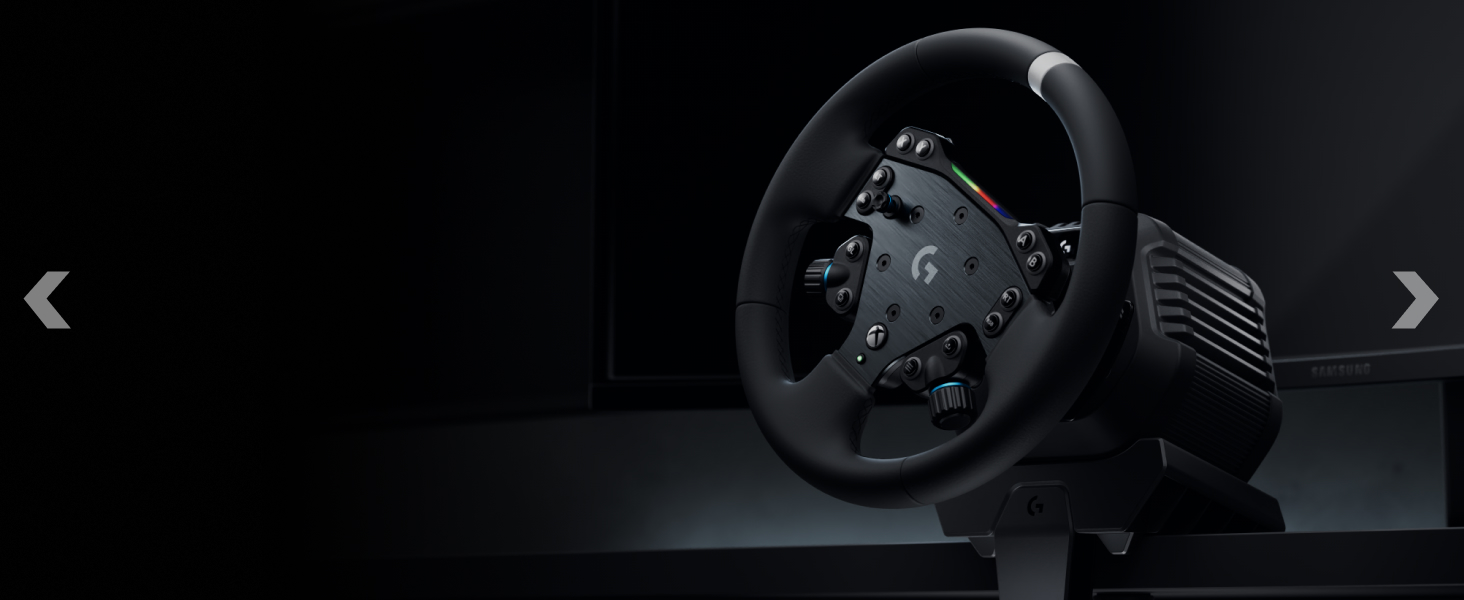 RS50 System, 3-Piece Sim Racing Steering Wheel Setup