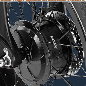 eAhora 2025 Juliet Pro 2 43-31Mph Electric Bike for Adults 5400W Dual Motor Ebike 60V/70Ah 48V/60Ah 200+Miles Long Range Electric Bicycle 20" Fat Tires Full Suspension Electric Mountain Bike - Image 7