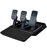 Logitech G PRO Racing Pedals - Racing Simulator Pedals with 100kg Load Cell Brake, Fully Customiz...