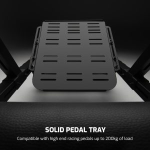 Next Level Racing F-GT Racing Simulator Cockpit. Formula and GT racing simulator cockpit compatible with Thrustmaster, Fanatec, Moza Racing on PC, Xbox and PS - Image 7