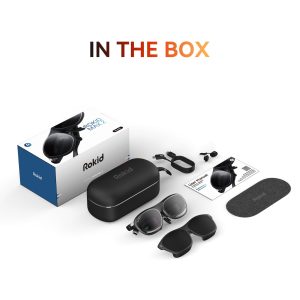 Rokid Max 2 AR Glasses Black, 215" Micro-OLED Display, 50° FOV, 600 Nits Brightness, Compatible with Smart Phone, Steam Deck, ROG, and More, Immersive Wearable Display for Gaming & Entertainment - Image 8