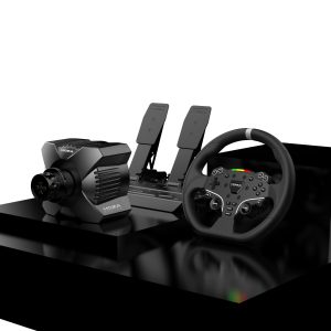 MOZA R3 Racing Simulator 4PCS Wheel & Pedals bundle for PC: R3 Direct Drive Base, ES Lite Steering Wheel, SR-P Lite Pedals and Table Clamp, Black - Image 6