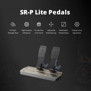 MOZA R3 Racing Simulator 4PCS Wheel & Pedals bundle for PC: R3 Direct Drive Base, ES Lite Steering Wheel, SR-P Lite Pedals and Table Clamp, Black - Image 7