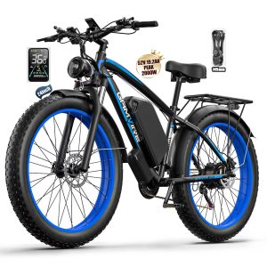 Ebike for Adults Electric, 52V 19.2Ah/32Ah, Peak 2000W/2500W E-Bike, 36/40MPH, 70 Miles/100Miles Long Range, Hydraulic Disc Brake, Off Road Snow Mountain E-Bike, 24"/26" Fat Tire Fast Electric Bicycle - Image 10