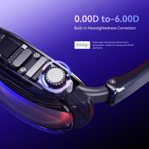 Joypack Rokid AR Glasses, Max ar Glasses with Station, 0.68" Micro-OLED Display for Video Glasses, Google Play Media Streaming Android&iOS TV Compatible - Image 6