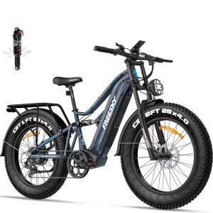 FREESKY 2500W BAFANG Motor Electric Bike for Adults, 48V 30Ah Samsung Cells Battery Ebike 120 Miles, 38+MPH, 26" Fat Tire Dirt All-Terrain Mountain E Bike, Full Suspension, UL 2849 Certified by TÜV - Image 15