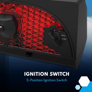 Honeycomb Alpha Flight Controls Yoke & Switch Panel — Flight Simulator Yoke w/ 180° Rotation, Steel Shaft, Ignition Switch, Fully-Equipped Handles, Dual Mounting — Compatible w/PC & Mac - Image 5