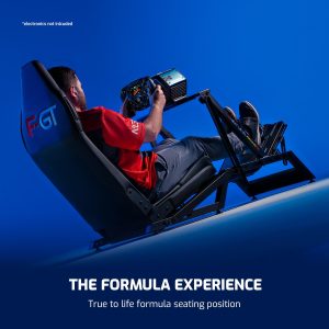 Next Level Racing F-GT Racing Simulator Cockpit. Formula and GT racing simulator cockpit compatible with Thrustmaster, Fanatec, Moza Racing on PC, Xbox and PS - Image 6