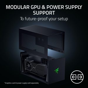 Razer Core X V2 External Graphics Enclosure (eGPU): Compatible with Windows 11 Thunderbolt 4/5 and USB 4 Laptops & Devices - 4 Slot Wide NVIDIA/AMD Graphics Cards PCIe 4.0 Support - 140W PD via USB C - Image 6