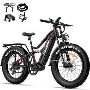 FREESKY 2500W BAFANG Motor Electric Bike for Adults, 48V 30Ah Samsung Cells Battery Ebike 120 Miles, 38+MPH, 26" Fat Tire Dirt All-Terrain Mountain E Bike, Full Suspension, UL 2849 Certified by TÜV - Image 14