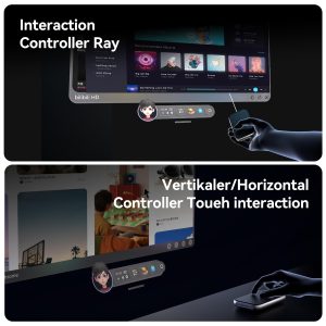 Rokid AR Spatial Video Glasses with 3-Screen Display, Max2 Black AR Glasses & Station2 Spatial Computer with 360" Micro-OLED, 120Hz OLED, 600 Nits, Multi-Tasking for Gaming - Image 3