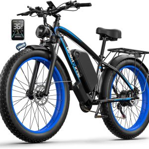 Ebike for Adults Electric, 52V 19.2Ah/32Ah, Peak 2000W/2500W E-Bike, 36/40MPH, 70 Miles/100Miles Long Range, Hydraulic Disc Brake, Off Road Snow Mountain E-Bike, 24"/26" Fat Tire Fast Electric Bicycle - Image 5