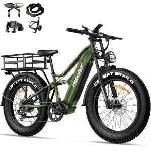 FREESKY 2500W BAFANG Motor Electric Bike for Adults, 48V 30Ah Samsung Cells Battery Ebike 120 Miles, 38+MPH, 26" Fat Tire Dirt All-Terrain Mountain E Bike, Full Suspension, UL 2849 Certified by TÜV - Image 11