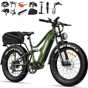 FREESKY 2500W BAFANG Motor Electric Bike for Adults, 48V 30Ah Samsung Cells Battery Ebike 120 Miles, 38+MPH, 26" Fat Tire Dirt All-Terrain Mountain E Bike, Full Suspension, UL 2849 Certified by TÜV - Image 8