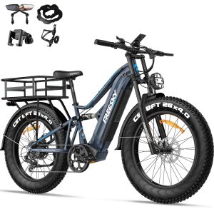 FREESKY 2500W BAFANG Motor Electric Bike for Adults, 48V 30Ah Samsung Cells Battery Ebike 120 Miles, 38+MPH, 26" Fat Tire Dirt All-Terrain Mountain E Bike, Full Suspension, UL 2849 Certified by TÜV - Image 5