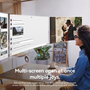 Rokid AR Spatial Video Glasses with 3-Screen Display, Max2 Black AR Glasses & Station2 Spatial Computer with 360" Micro-OLED, 120Hz OLED, 600 Nits, Multi-Tasking for Gaming - Image 11