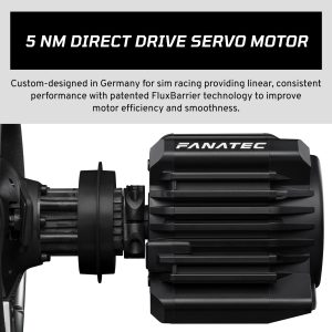 Fanatec Officially Licensed Gran Turismo DD Pro PlayStation Sim Racing Steering Wheel, Base and Pedals – Polyphony Digital Wheel, 5 Nm FluxBarrier Direct Drive, 2-Pedal Set for PC, PS5, PS4 - Image 3