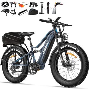 FREESKY 2500W BAFANG Motor Electric Bike for Adults, 48V 30Ah Samsung Cells Battery Ebike 120 Miles, 38+MPH, 26" Fat Tire Dirt All-Terrain Mountain E Bike, Full Suspension, UL 2849 Certified by TÜV - Image 4