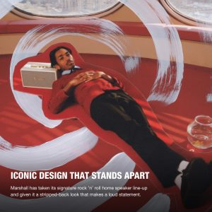 Marshall Stanmore III Bluetooth Home Speaker - Loud Stereo Sound with Bass and Treble Controls | Plug-in Powered | Record Player Compatible | RCA and 3.5 mm Aux Inputs - Black - Image 3