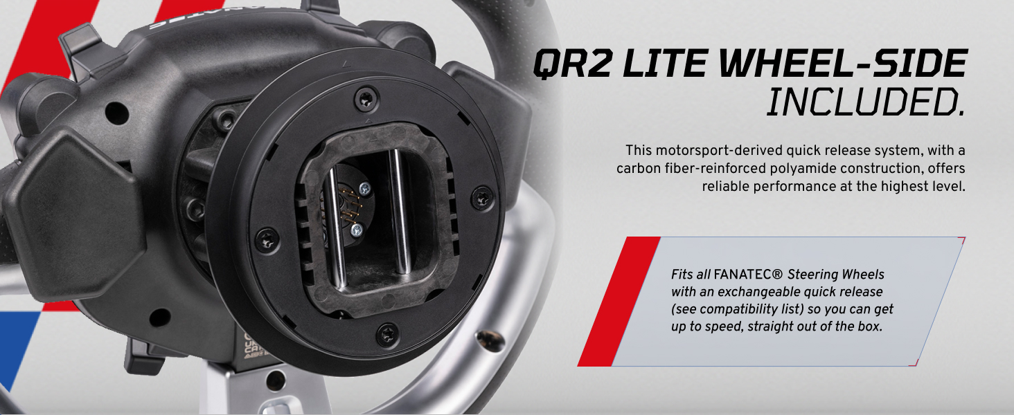 qr2 lite wheel-side included quick release system carbon fiber reinforced polyamide construction