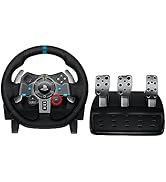 Logitech G29 Driving Force Racing Wheel and Floor Pedals, Real Force Feedback, Stainless Steel Pa...