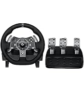 Logitech G920 Driving Force Racing Wheel and Floor Pedals, Real Force Feedback, Stainless Steel P...