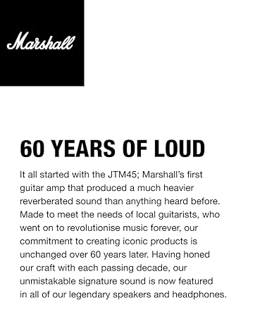marshall description - 60 years of loud