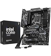 MICRO CENTER CPU Motherboard Combo - Ultra7 265K 20 cores up to 5.5 GHz Desktop Processor with Z8...