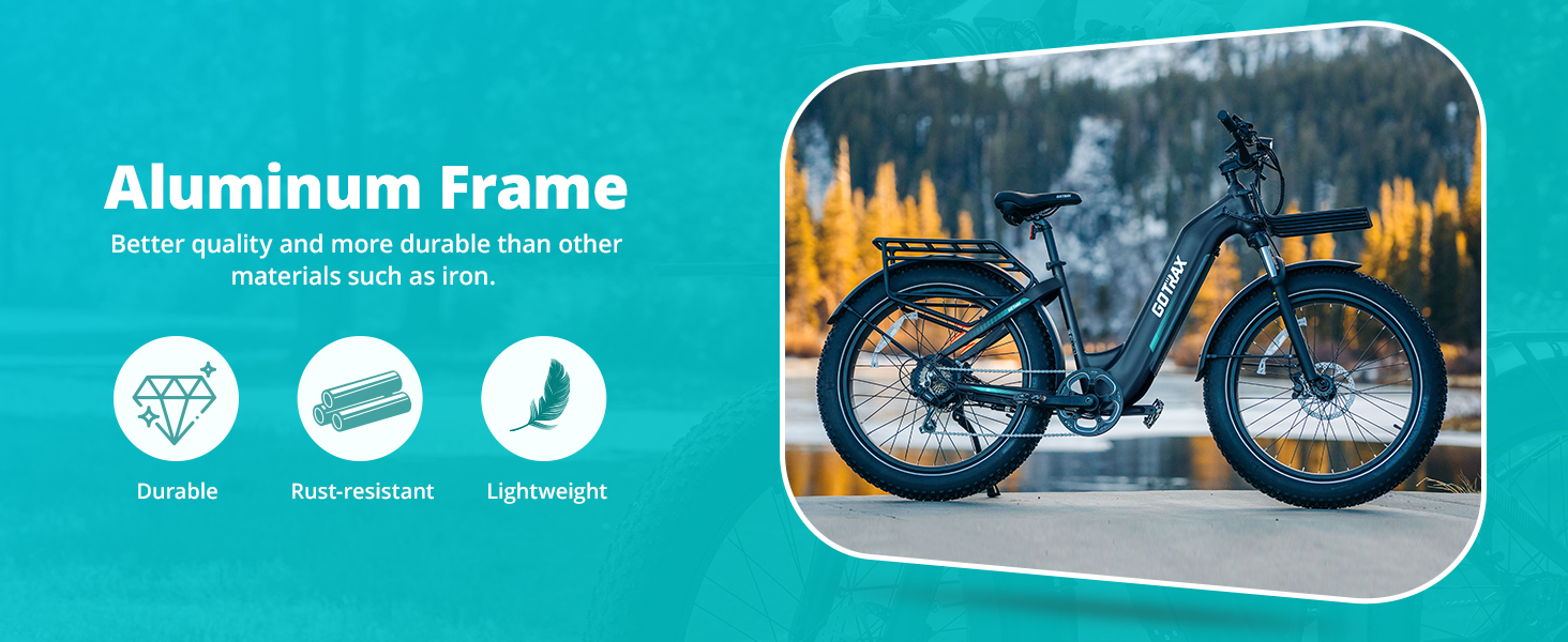 Gotrax R8 electric bike with 850W peak motor