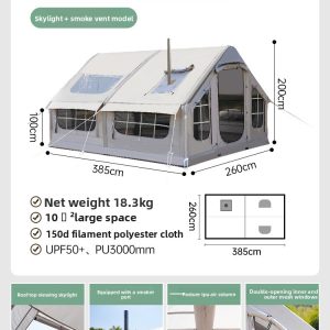 Westfield Automatic Inflatable Camping Tent Large Waterproof Family No Assembly Required Instant Setup Air Pump Included - Image 8